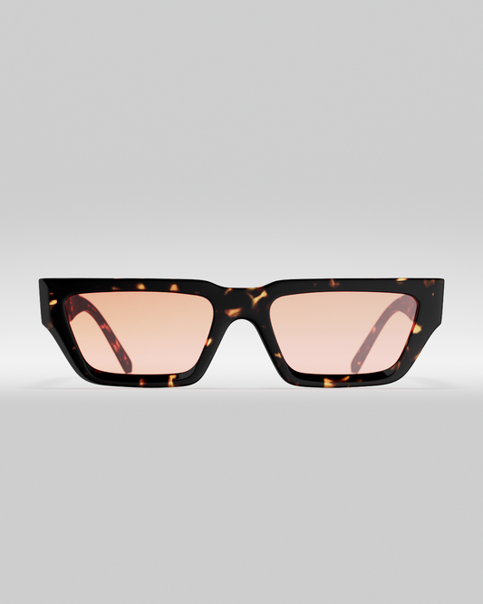 EVIE POLARIZED DARK TORTOISE BROWN/PINK