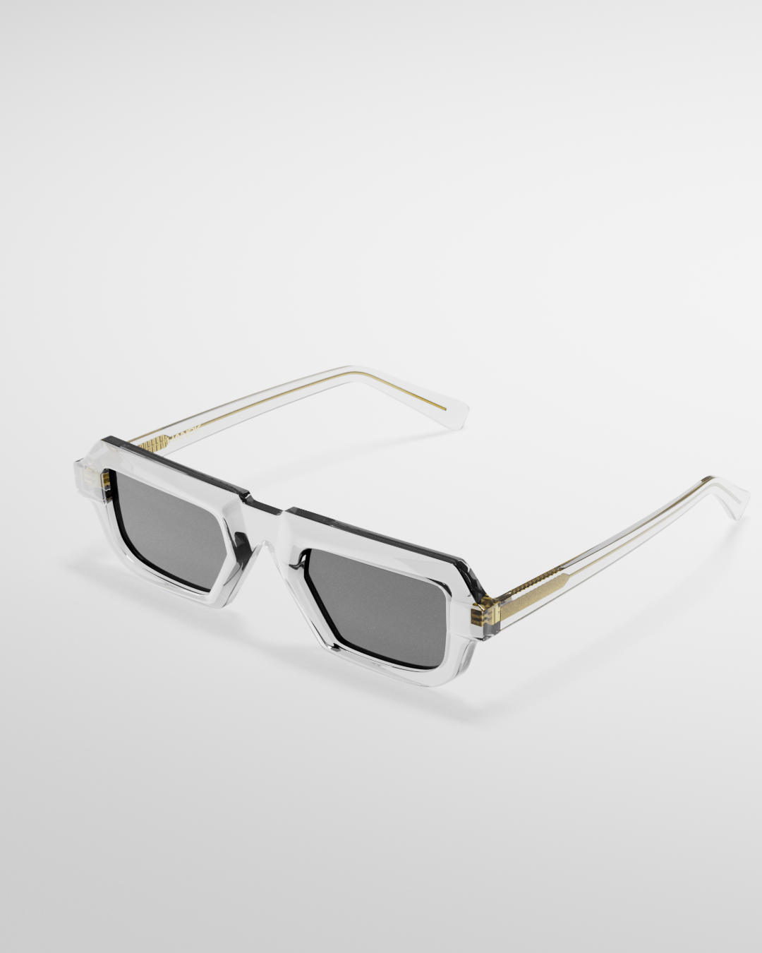 SAM POLARIZED TRANSPARENT/GOLD